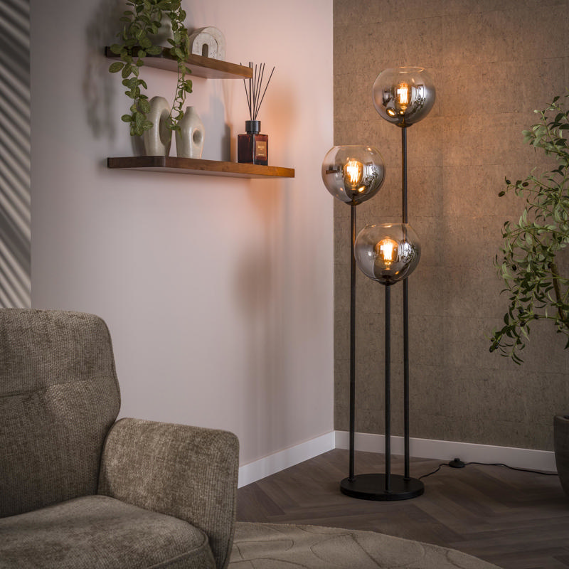 Vloerlamp Vinia 3-lichts