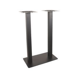Bartafel Ario metaal zwart 70 cm