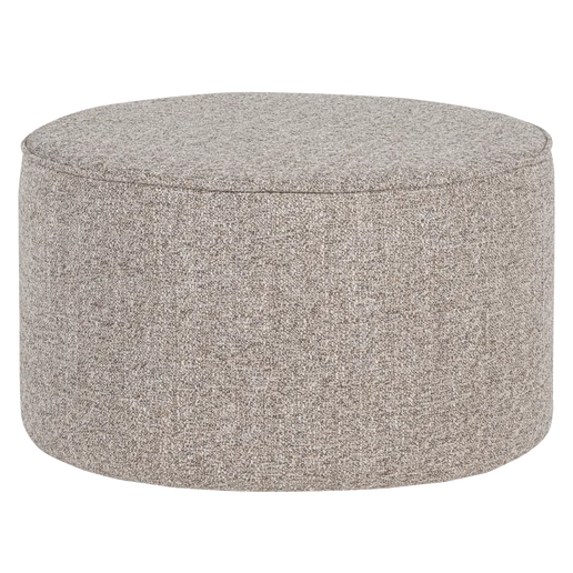 Poef Zane polyester naturel Ø60 cm