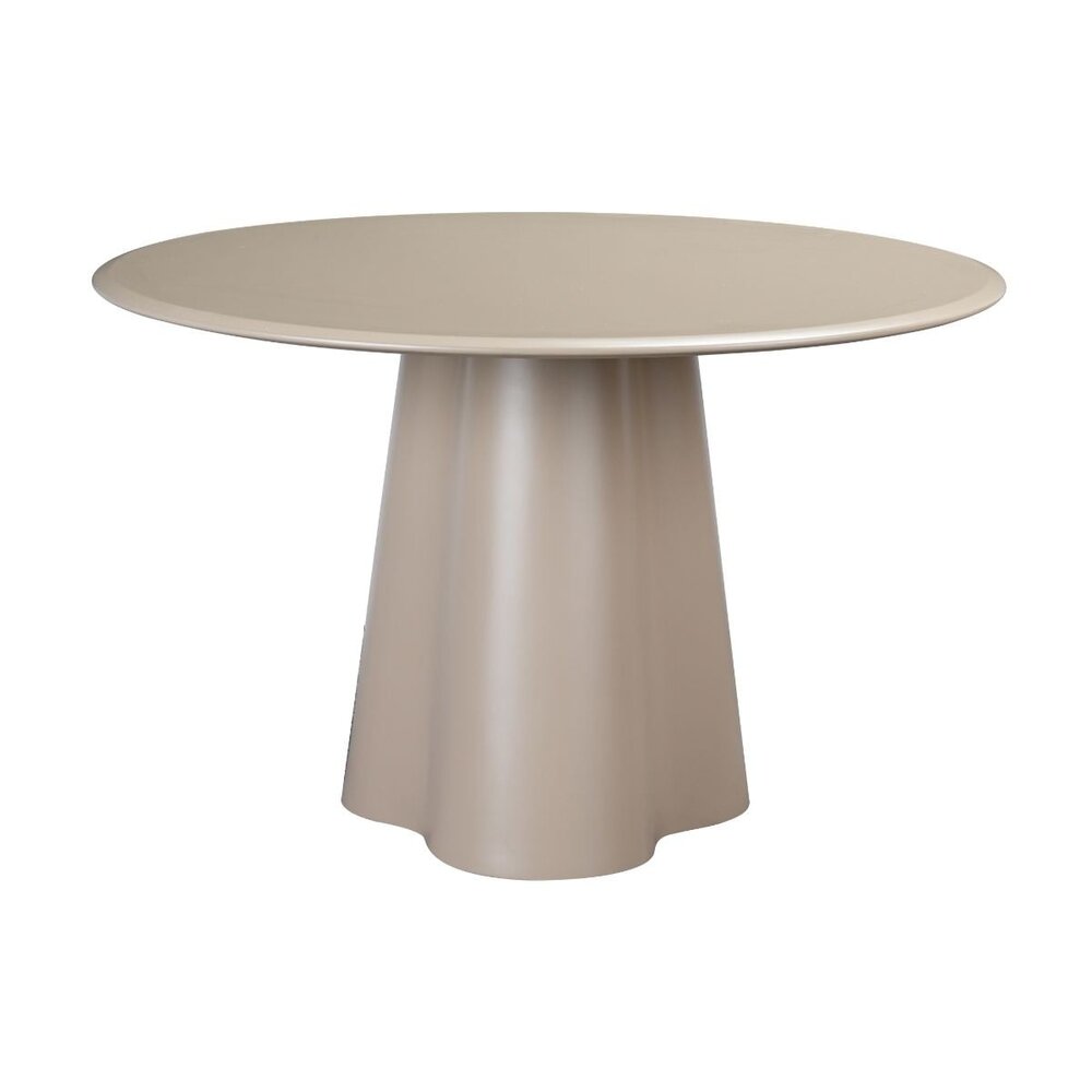 Eettafel Novla MDF taupe Ø120 cm