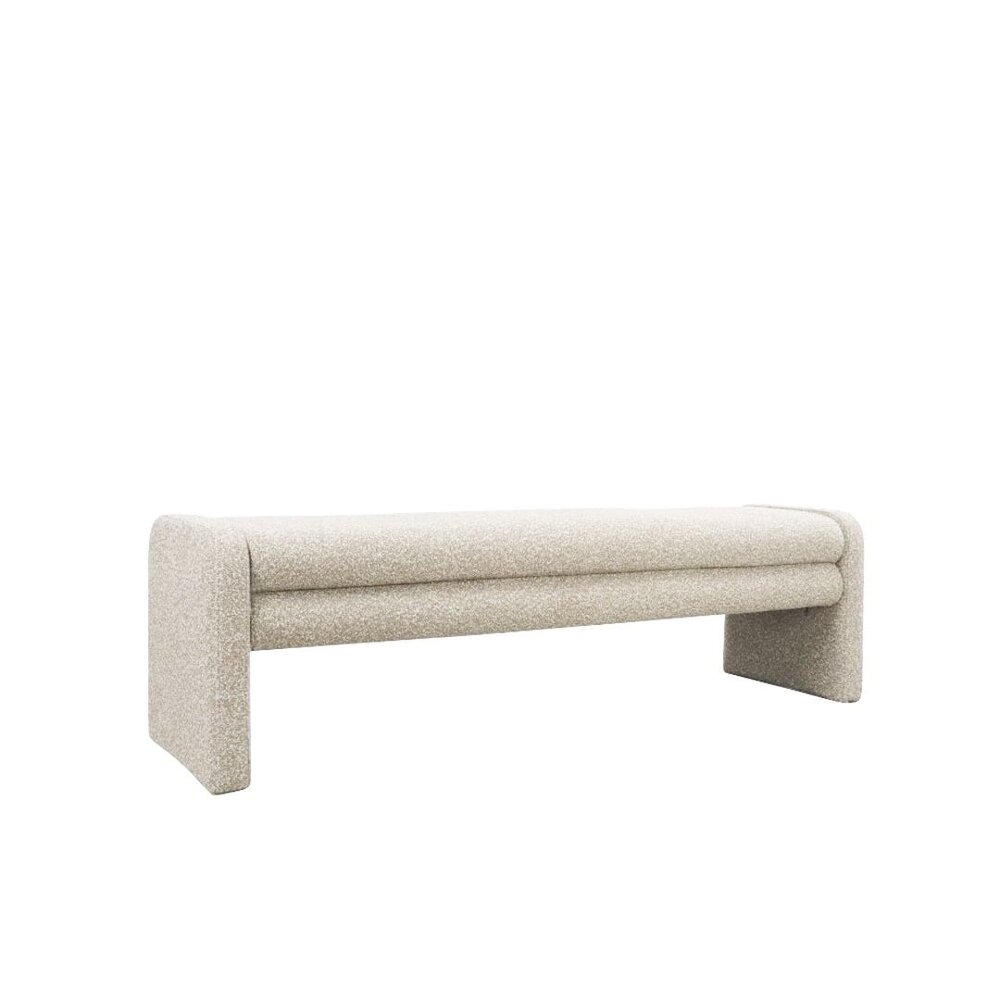 Bankje Talan metaal taupe 160 cm 159 cm