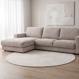 Vloerkleed Armi polyester ivoor 200 × 2 cm hoog