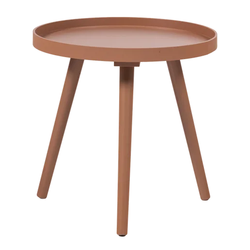 Bijzettafel Fiovo MDF roze Ø41 cm