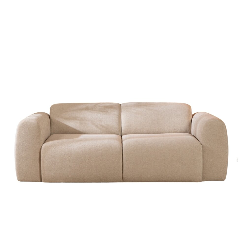 Bank Dalen chenille beige 5-zits 200 cm