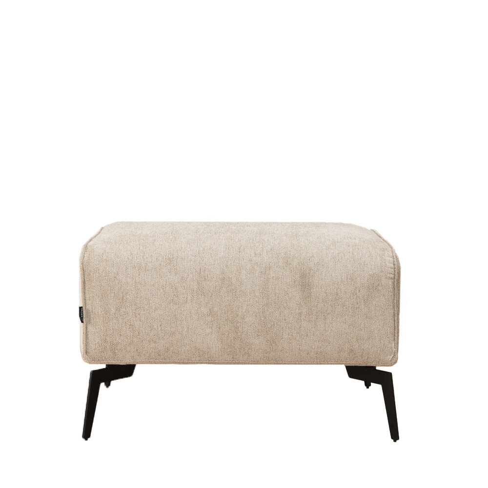 Poef Helan polyester taupe