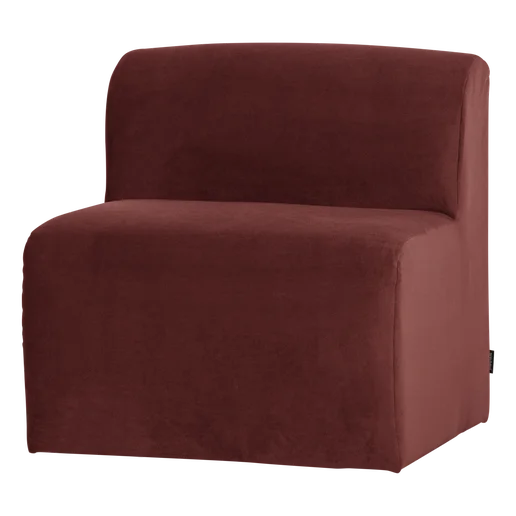 Bank Jasar velours bruin 84 cm
