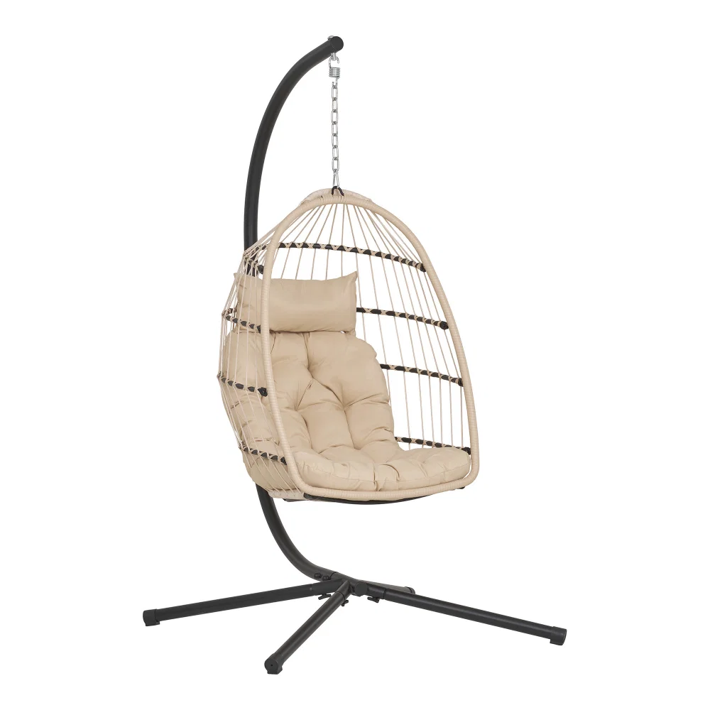 Fauteuil Zanla kunststof rotan beige