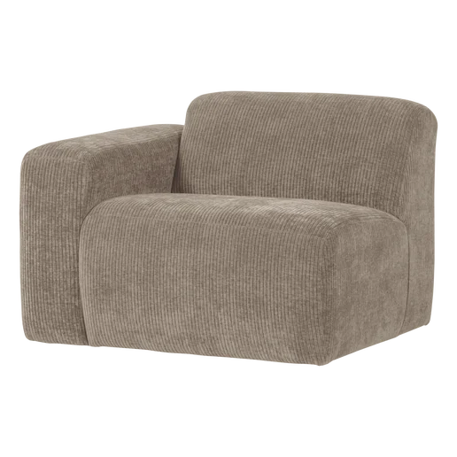 Bank Rosen beige 1-zits links 105 cm