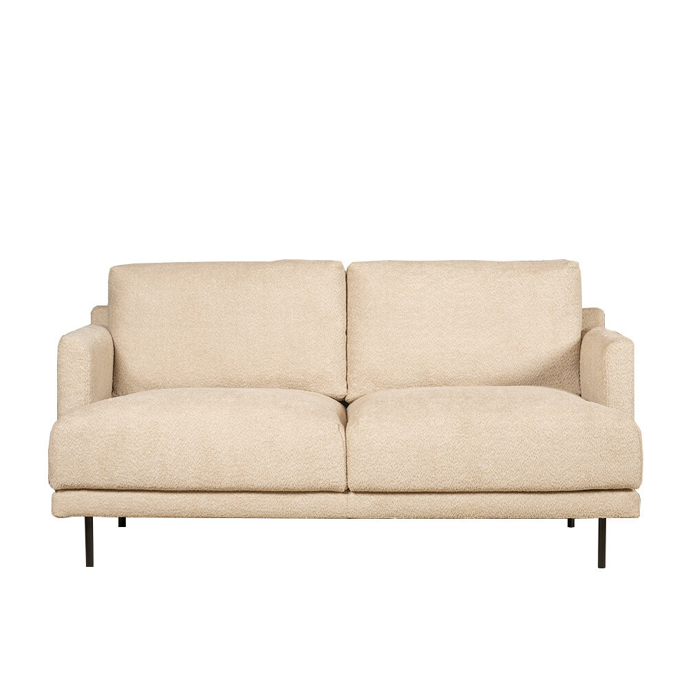 Bank Helvo polyester beige 5-zits