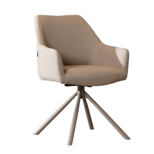 Stoel Perar polyester taupe 60 cm