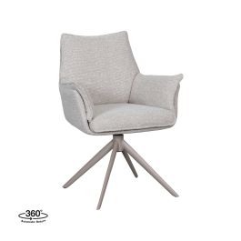 Eetkamerstoel Zanto royal bouclé naturel 110