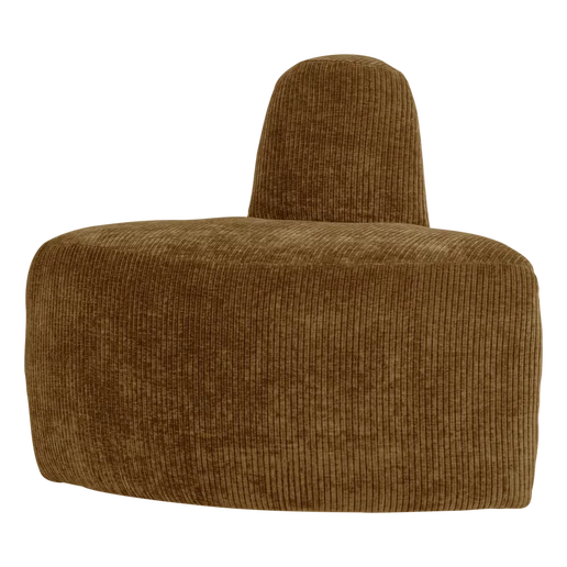 Bank Korto ribstof geel 76 cm