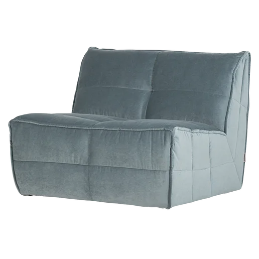 Bank Calsio velours 1-zits 105 cm