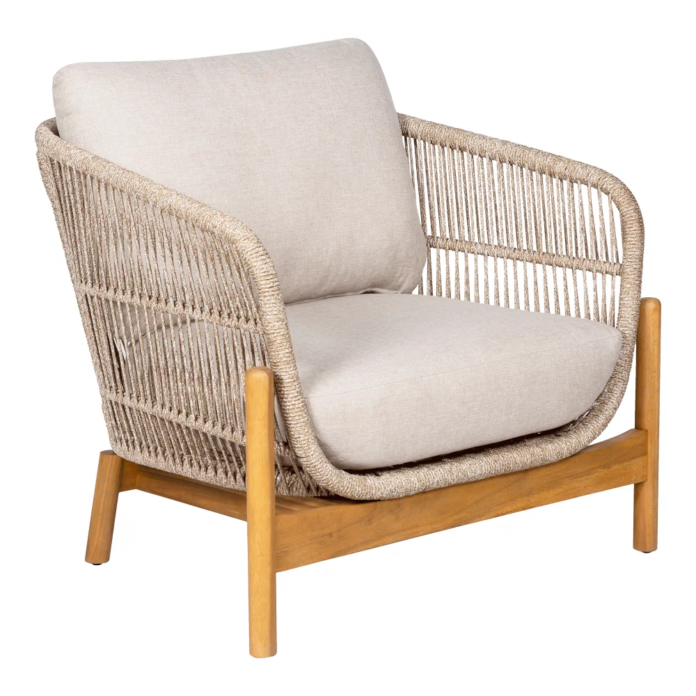 Fauteuil Lane acacie bruin