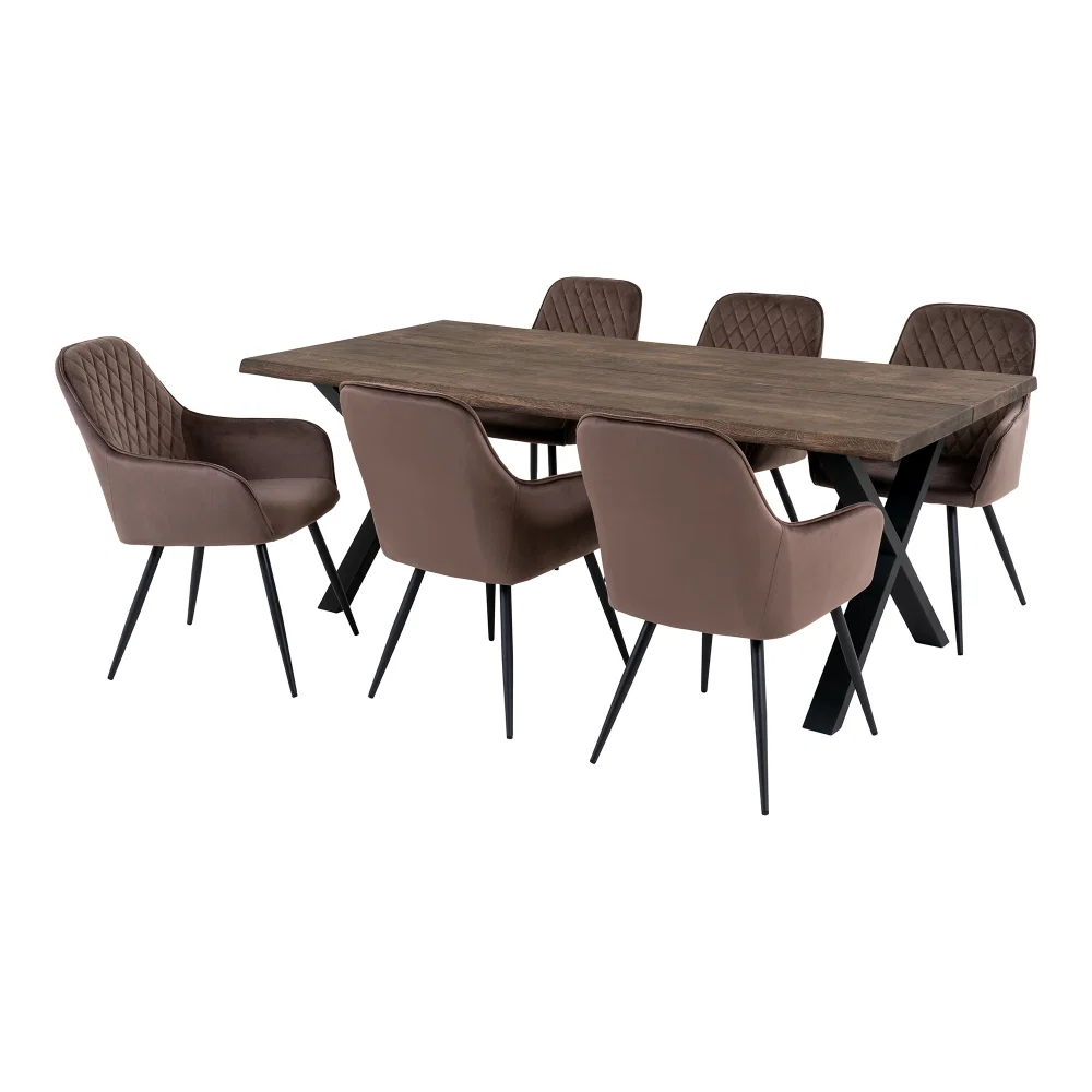 Eethoek Belmi velours naturel