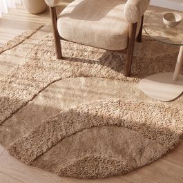 Vloerkleed Valto polyester beige