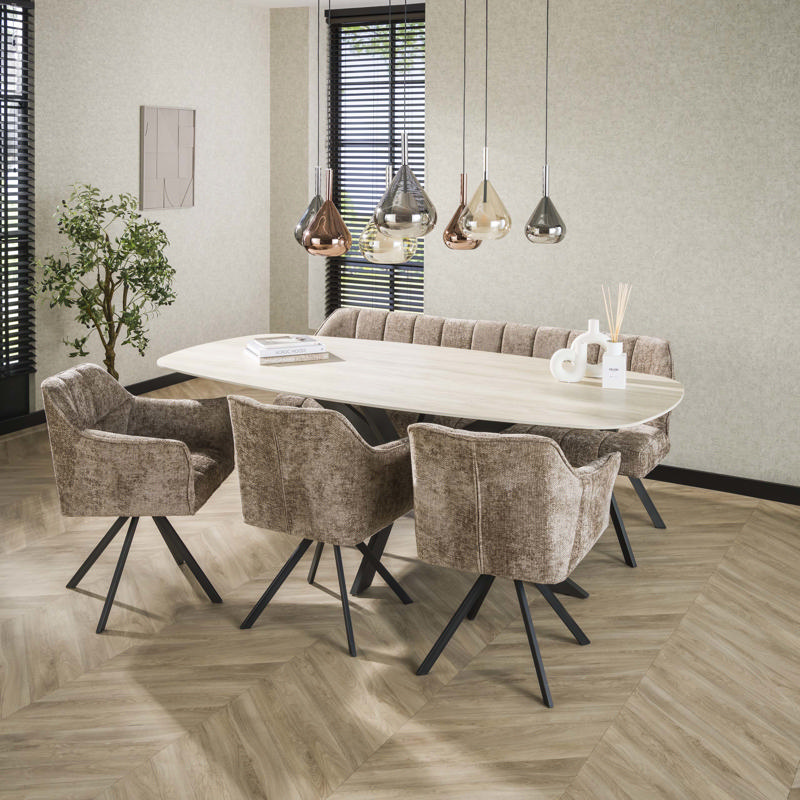 Eettafel Ulro 215 cm
