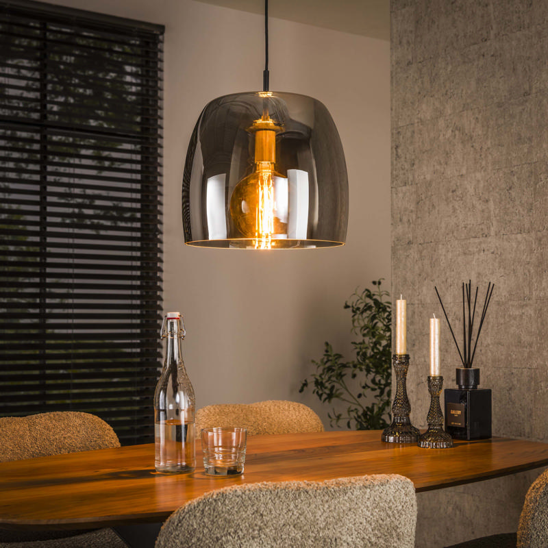 Hanglamp Rosio glas 1-lichts