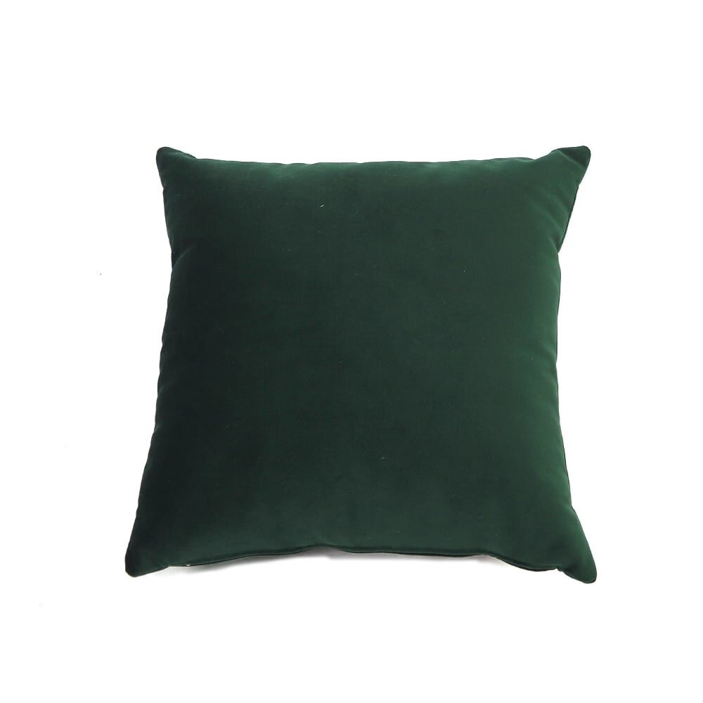 Kussen Halel velours groen 45 × 45 cm