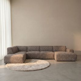 Hoekbank Salan silencio taupe 19 links