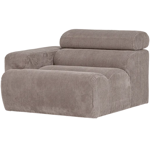 Bank Corriro beige 1-zits links 109 cm