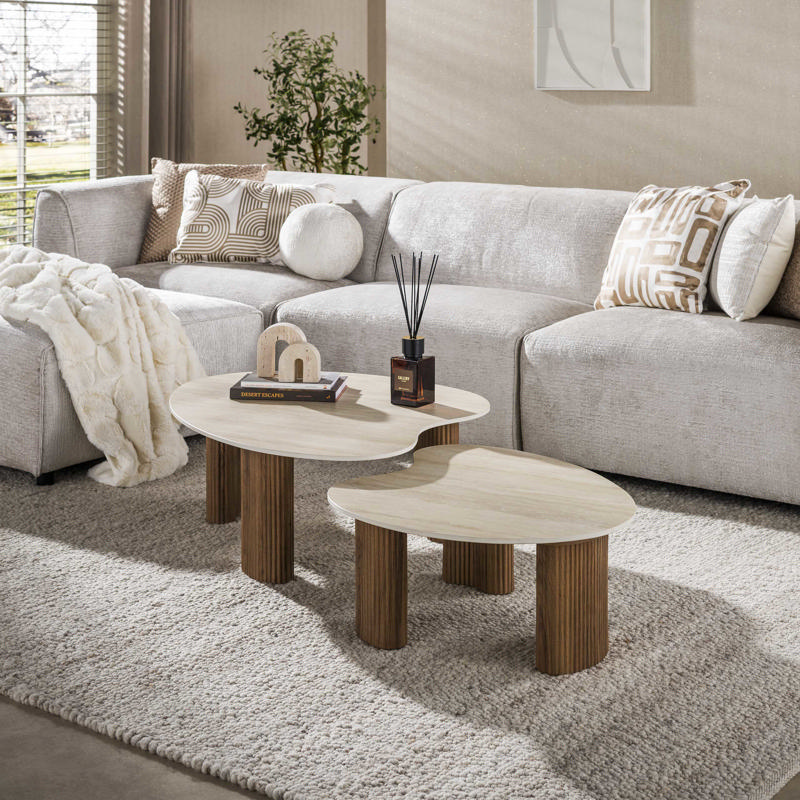 Salontafel Galel set van 2