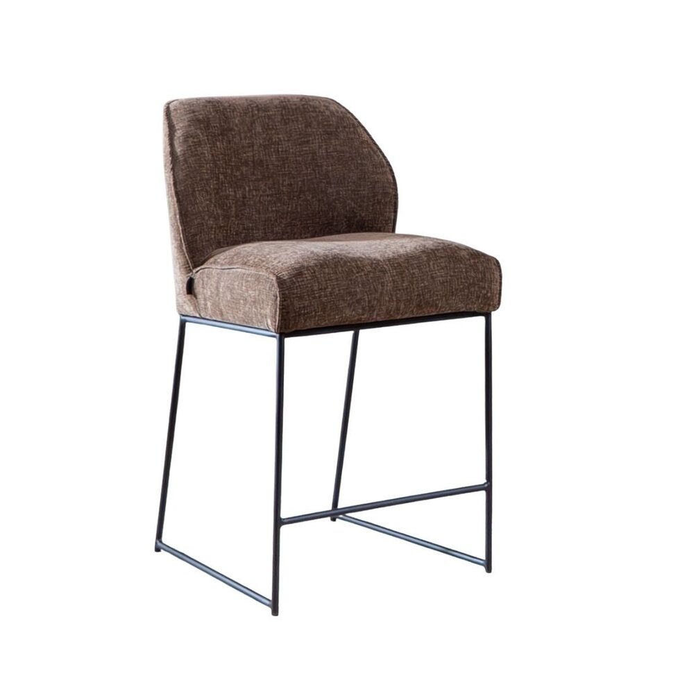 Barkruk Ulan chenille mocha 73 cm