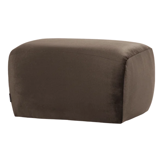 Poef Ralmi velours 84 × 45 cm hoog