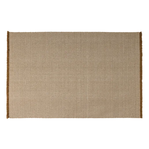Vloerkleed Vesto wol bruin 170 × 1 cm hoog