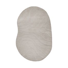 Vloerkleed Calto polyester taupe 160 cm