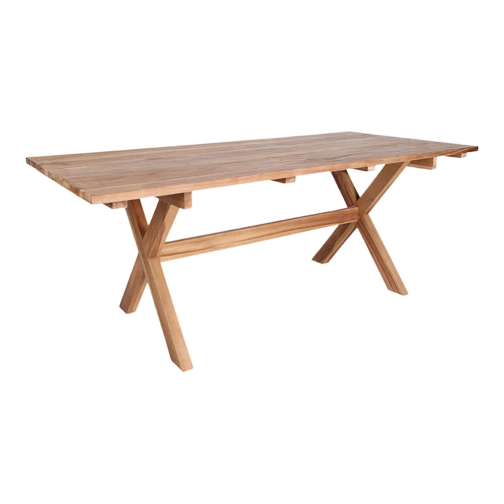 Eettafel Zella recycle teak naturel