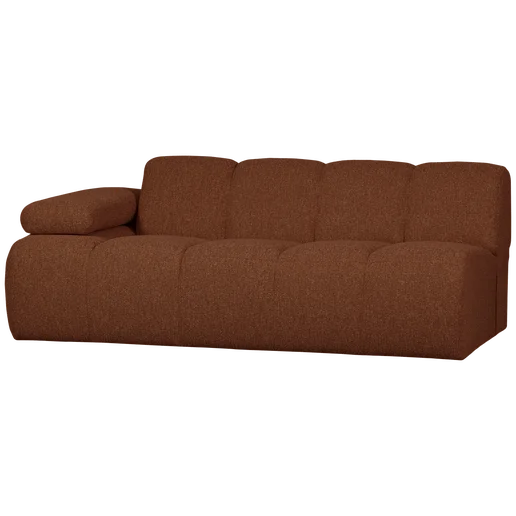 Bank Vinvean bruin 2-zits links 204 cm