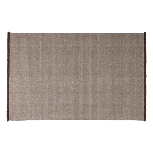 Vloerkleed Teris wol bruin 170 cm