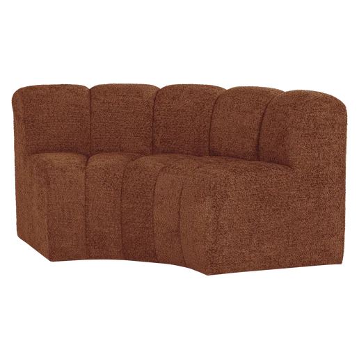 Bank Linnael wol bruin 152 × 83 cm hoog