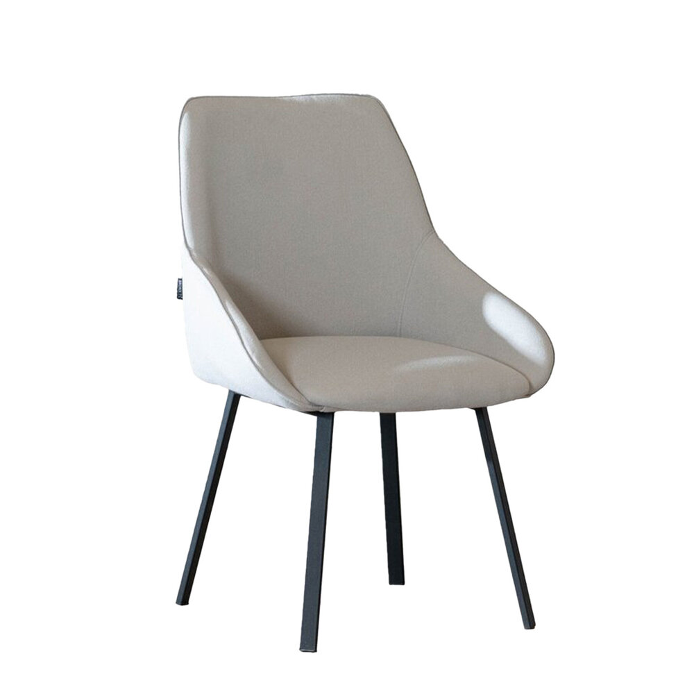 Stoel Arar gerecycled polyester grijs 60 cm
