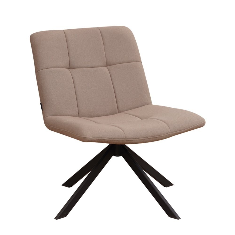 Fauteuil Norla gerecycled polyester taupe 70 cm