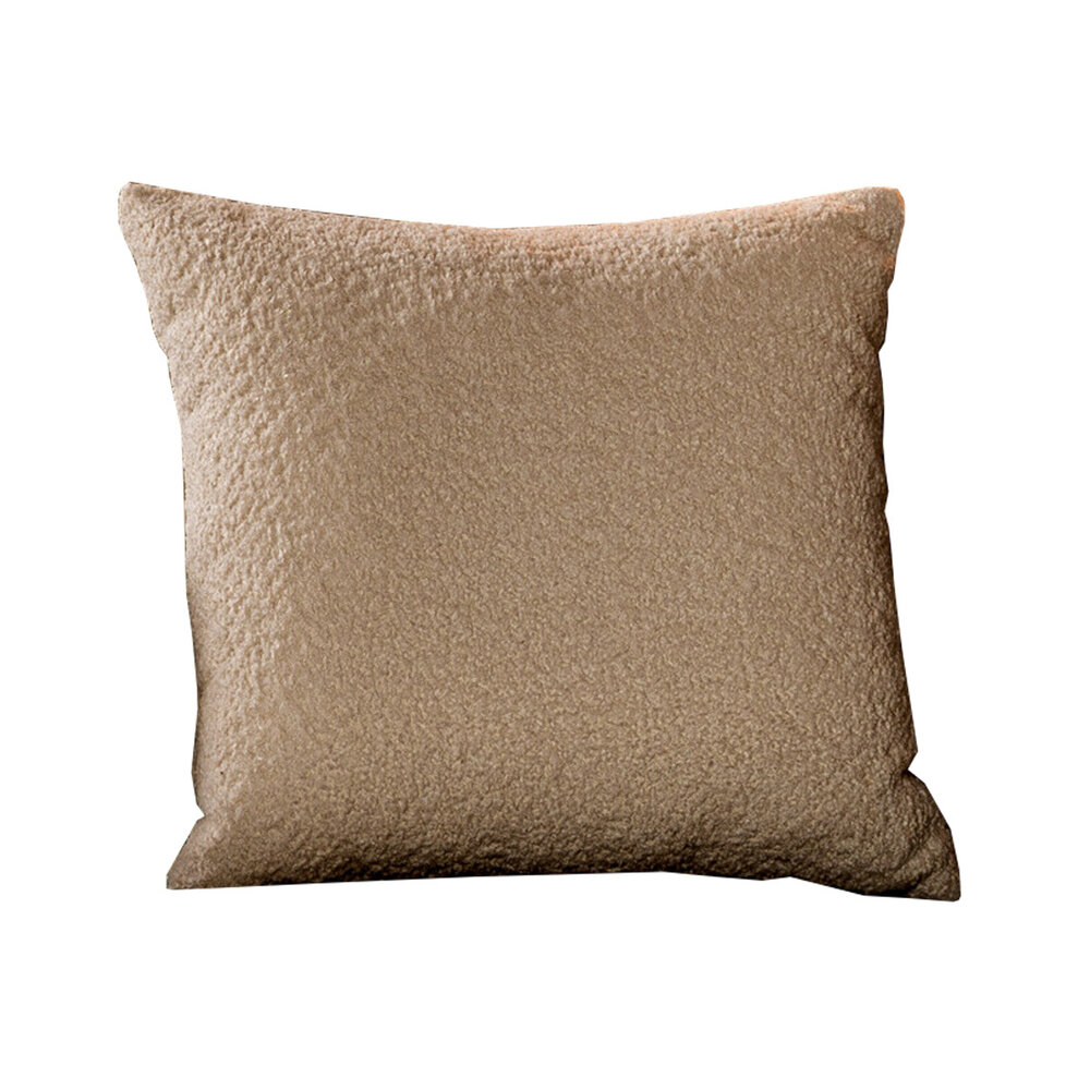 Kussen Ulna bouclé taupe 45 × 45 cm