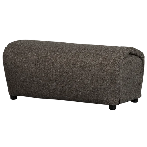 Poef Marto polyester grijs 91 cm