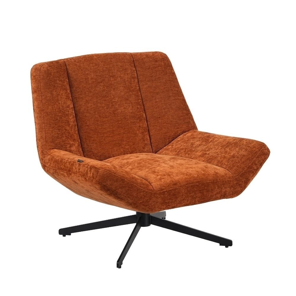 Fauteuil Alis schuim okergeel draaibaar