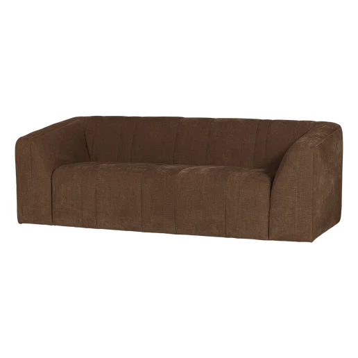 Bank Valia bruin 2-zits 210 × 77 cm hoog