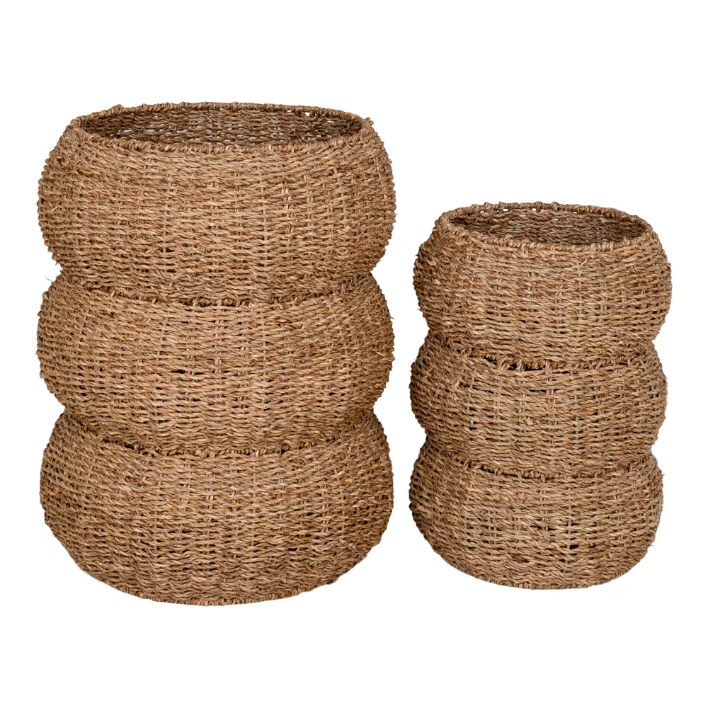 Mand Melis zeegras naturel 25 cm