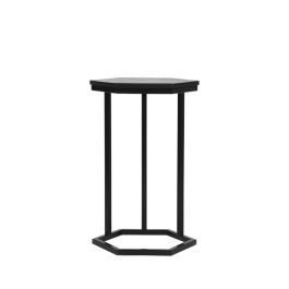 Tafel Lanan mangohout zwart