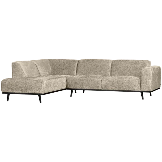 Hoekbank Perar beige links 274 cm