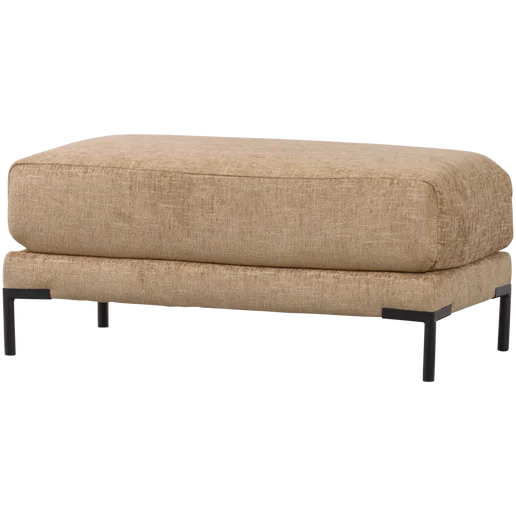 Poef Talar stof beige 50 cm 50 cm