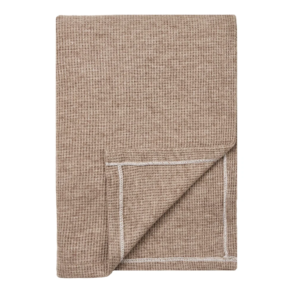 Plaid Rosna viscose taupe