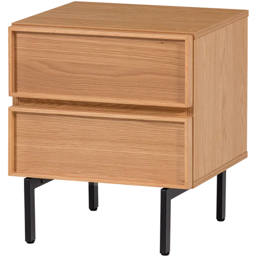 Nachtkastje Isvo melamine naturel