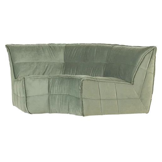 Bank Lorriro velours 205 × 81 cm hoog