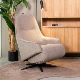 Fauteuil Lanvo royal bouclé mushroom 170 68 cm