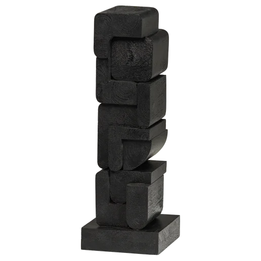 Decoratie Galel metaal zwart