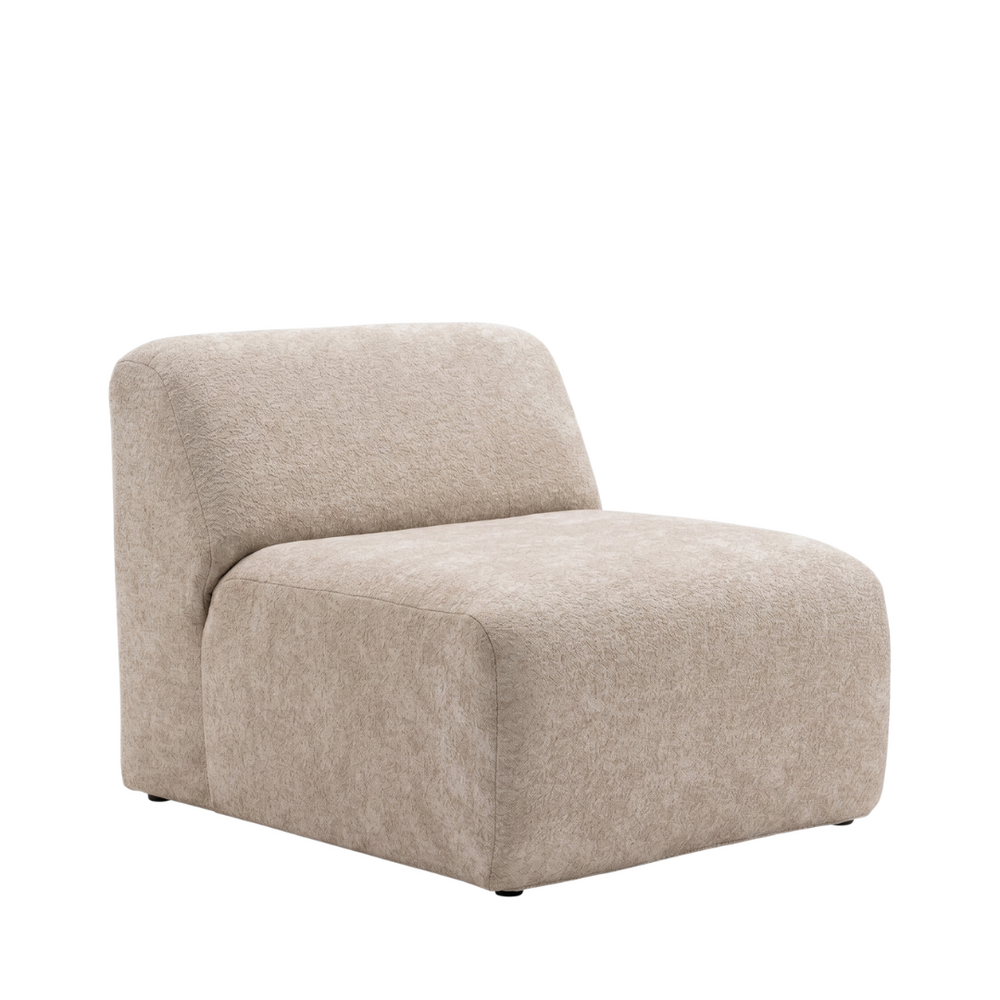 Fauteuil Calis chenille beige